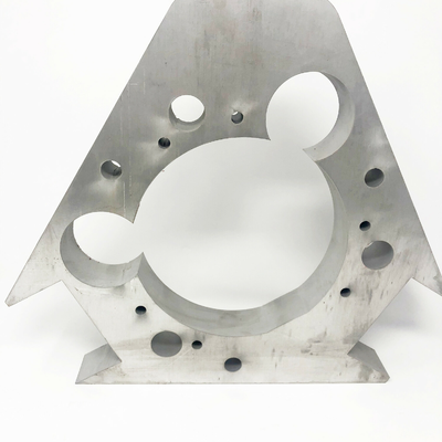 Thick aluminum waterjet cut