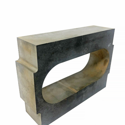 thick steel waterjet cut piece